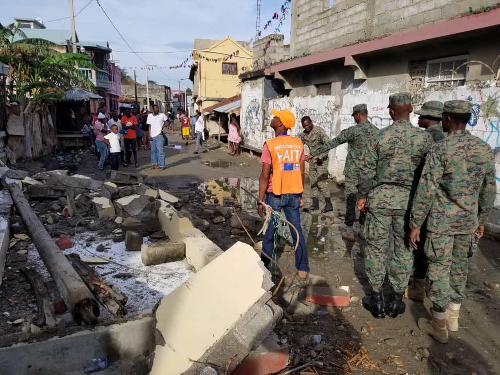 Le Corps du Génie militaire déployé à travers les rues de Port-au-prince