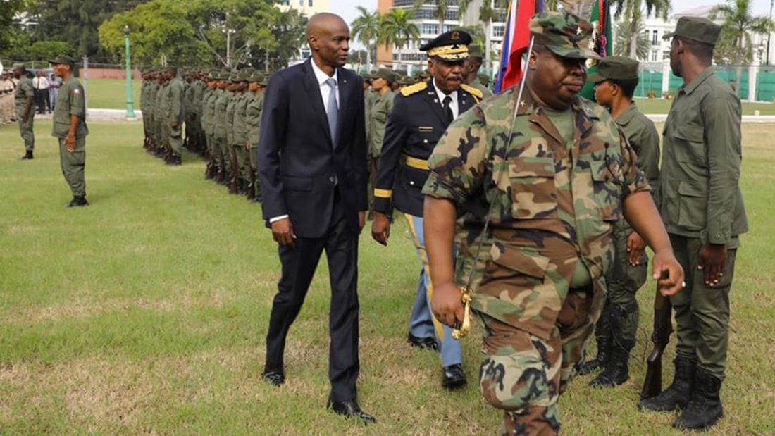 Les Forces Armées d'Haïti se positionnent aux côtés de Jovenel Moïse, contesté et décrié
