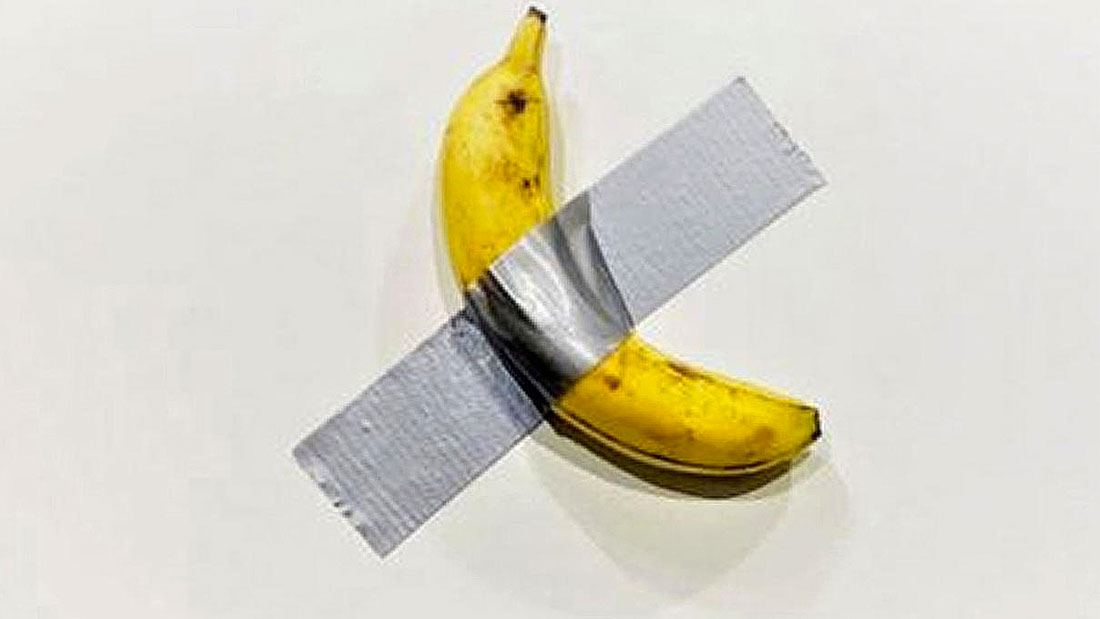 Une banane vendue à 120 000 dollars par un artiste italien