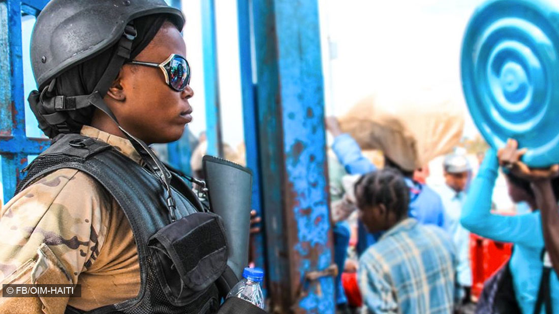 25 policiers haïtiens reçoivent une formation speciale de l'OIM