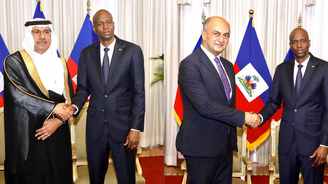 Trois nouveaux ambassadeurs accrédités en Haiti