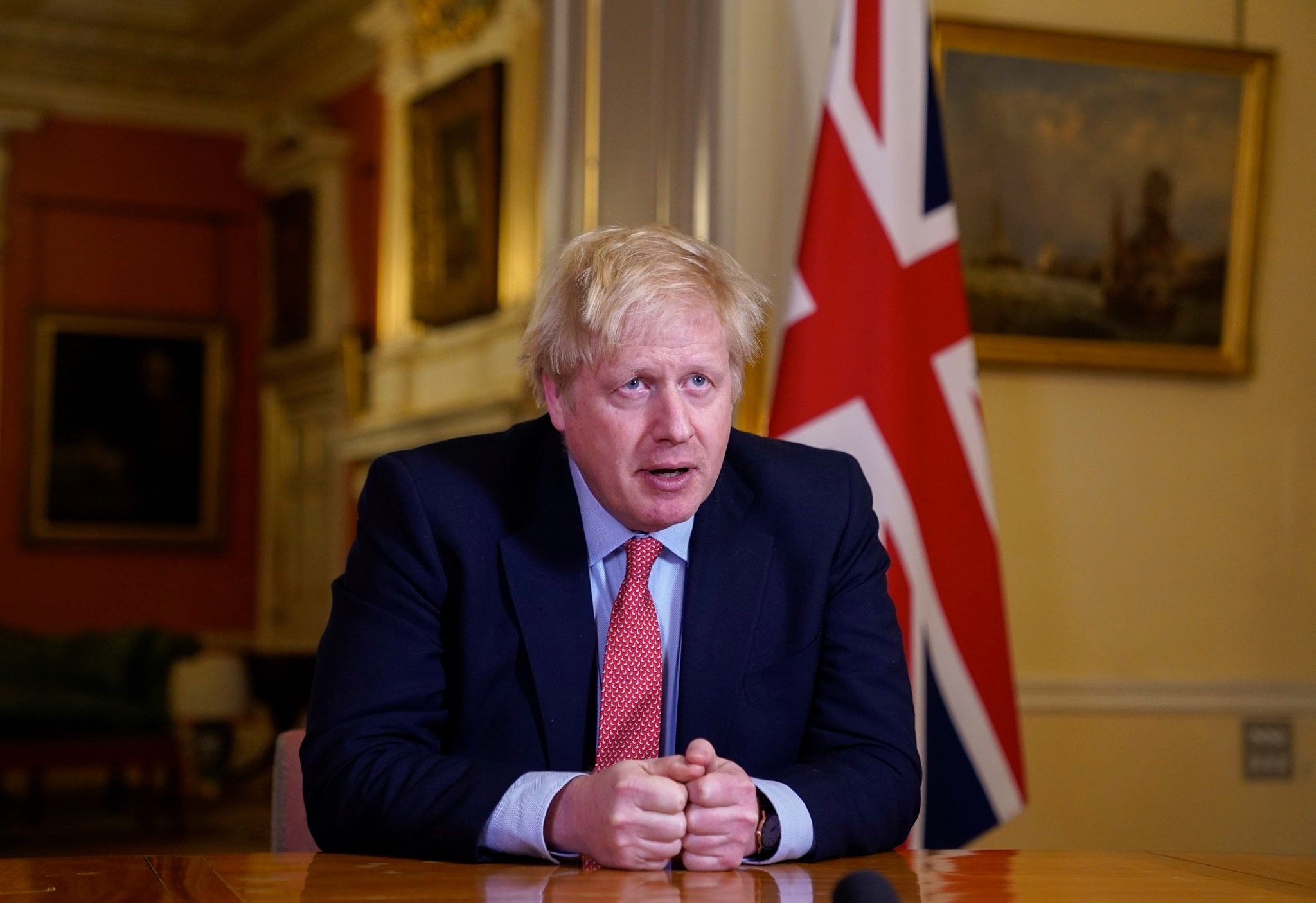 Le Premier ministre britannique Boris Johnson, testé positif au Covid-19