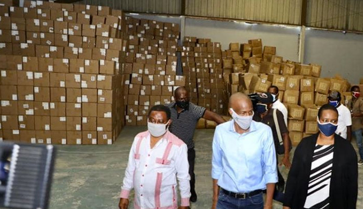 Bientôt, 14 millions de masques seront distribués en Haiti par le pouvoir en place