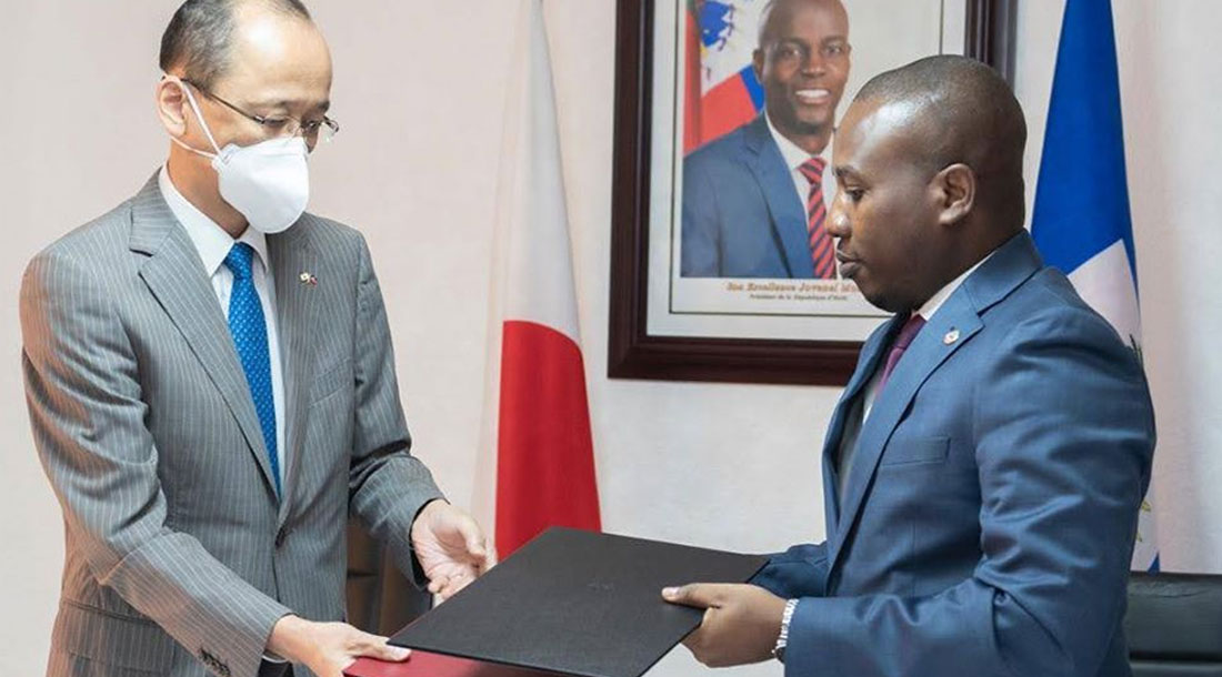 Le Japon fait un don de 2 millions 800 mille dollars à Haïti pour faire face au Coronavirus
