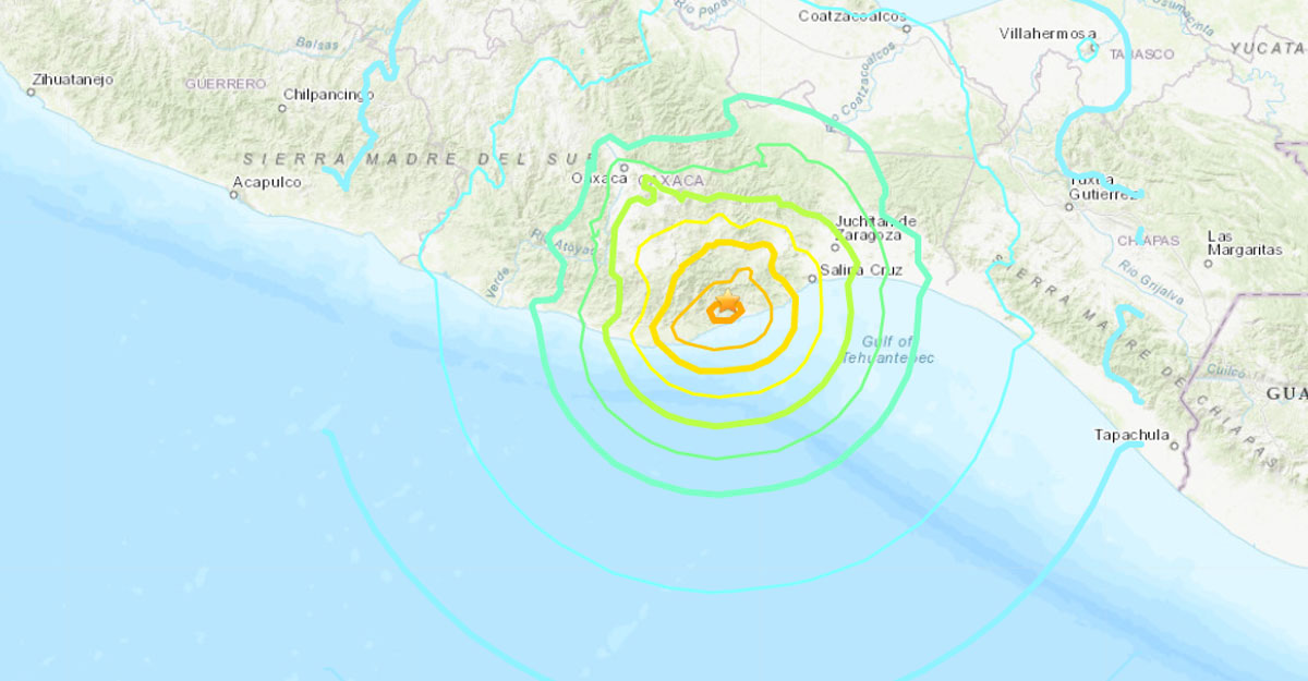 Le Mexique secoué par un tremblement de terre de magnitude 7,5 ce mardi