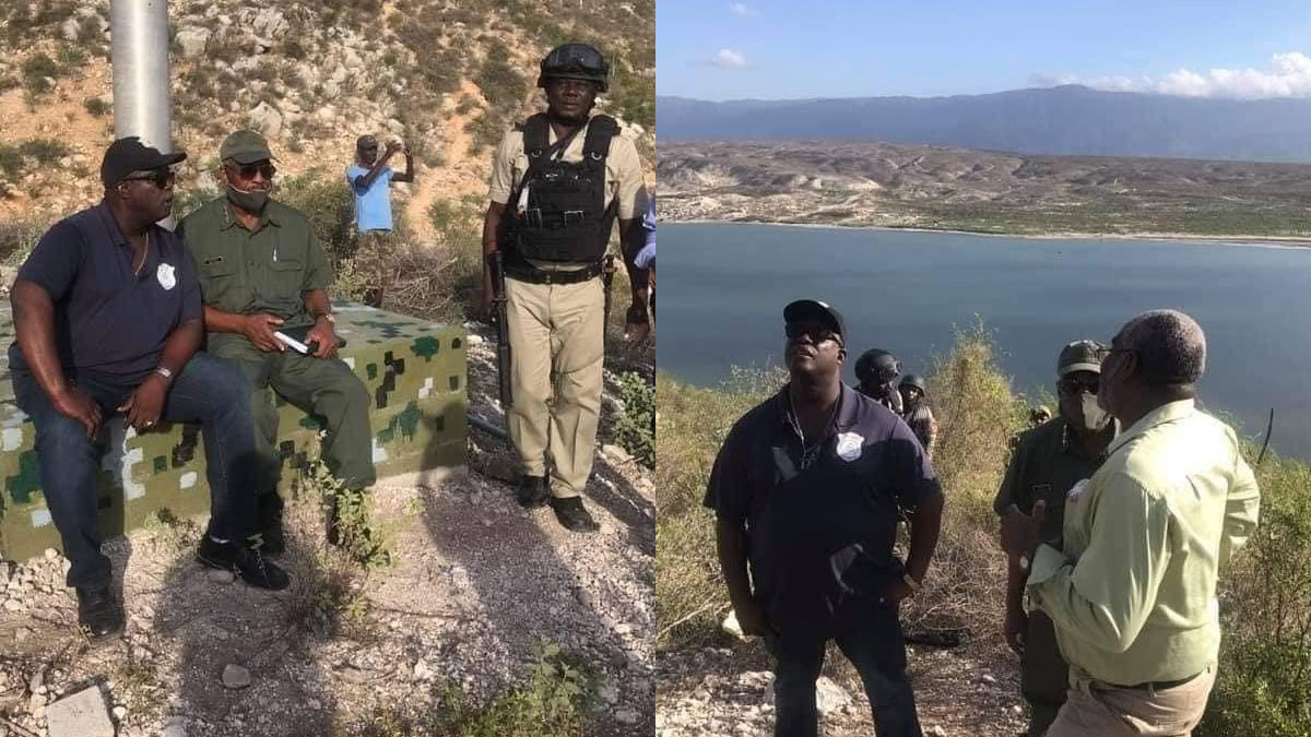 Visite d’une délégation des forces Armées d'Haïti à la frontière haitiano-dominicaine