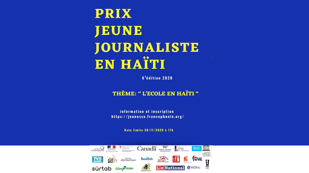 Prix du jeune journaliste en Haïti : la 6e édition officiellement lancée