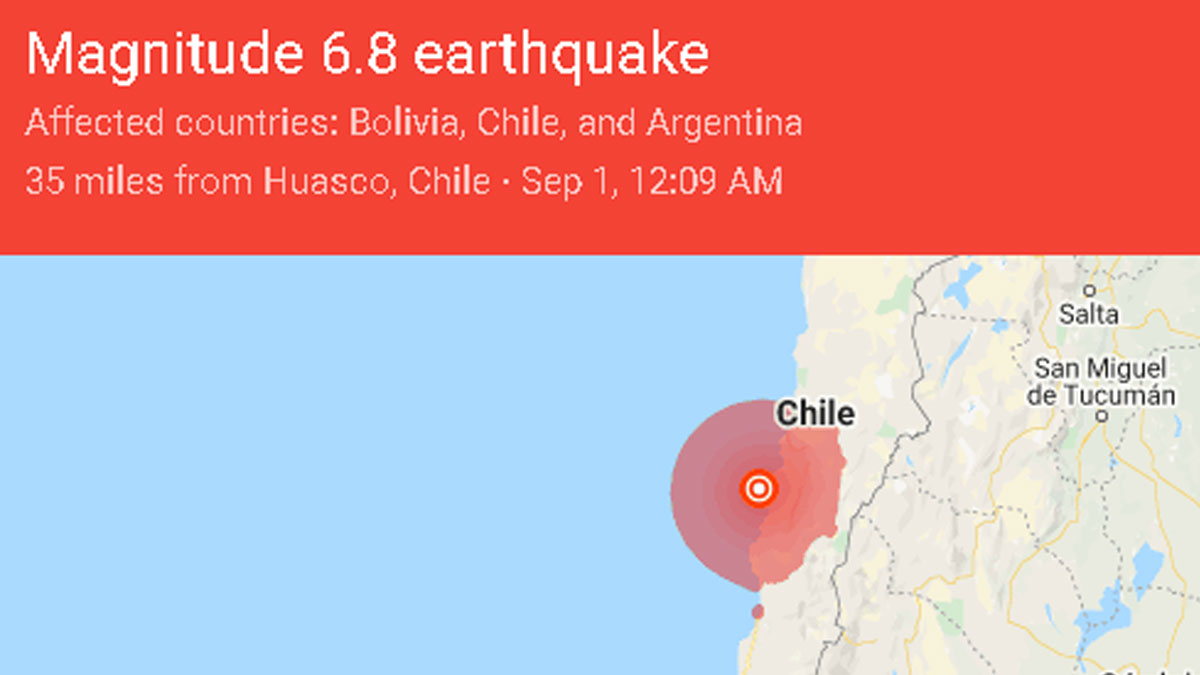 Un séisme de magnitude 6,3 frappe le nord du Chili, deuxième forte secousse en une semaine