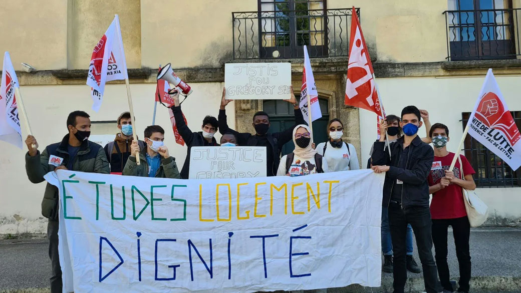 Assassinat de Grégory Saint-Hilaire : des étudiants des Aix-Marseille réclament justice!