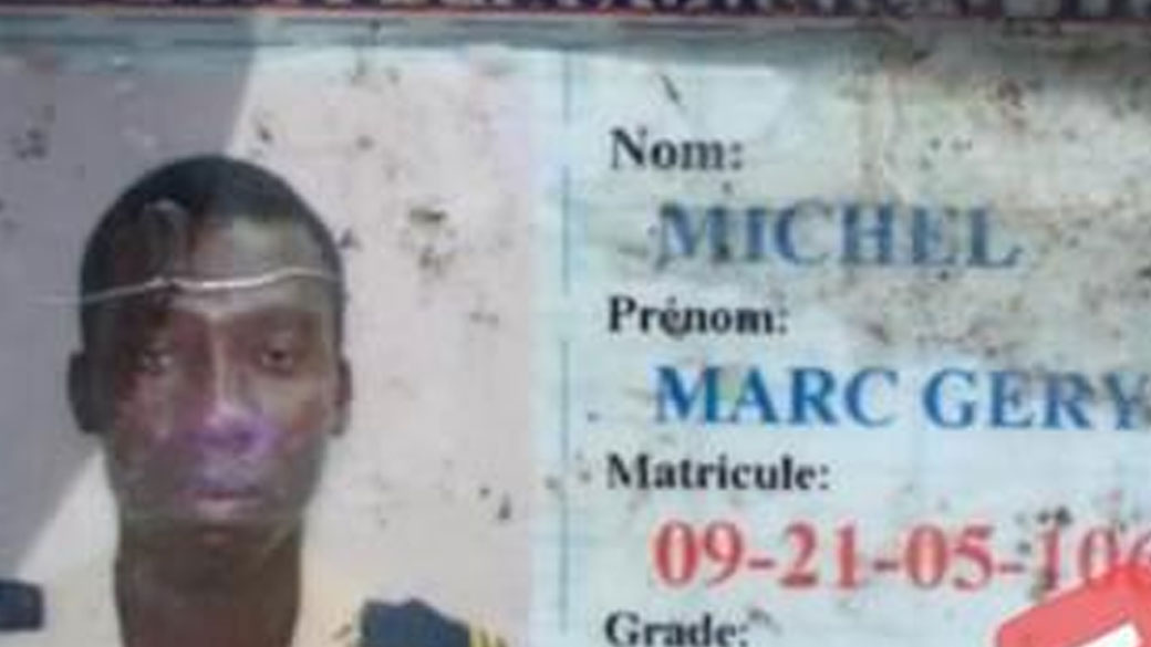Marc Géry Michel, un policier agent II assassiné à la Rue Bonne Foi
