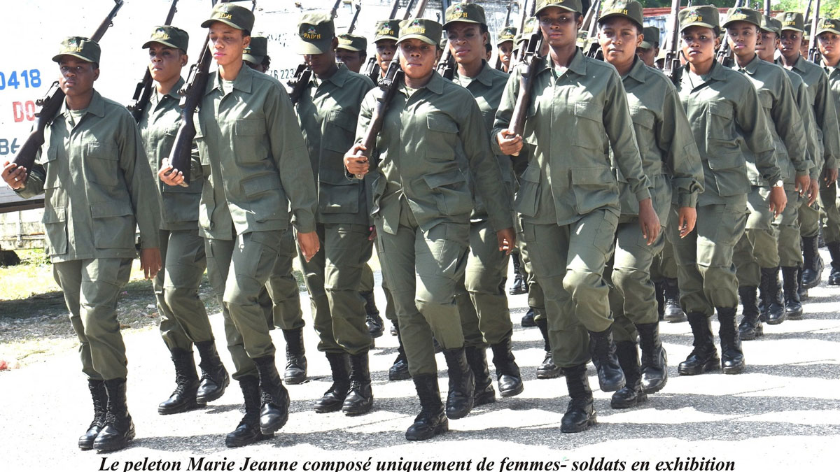 Les Forces Armées d'Haïti recrutent une nouvelle classe de soldats