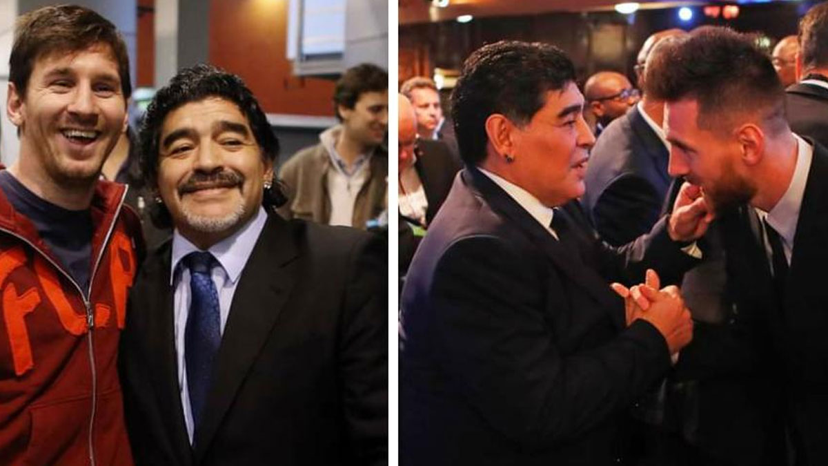 Les réactions de Lionel A. Messi suite au décès de Diego Maradona