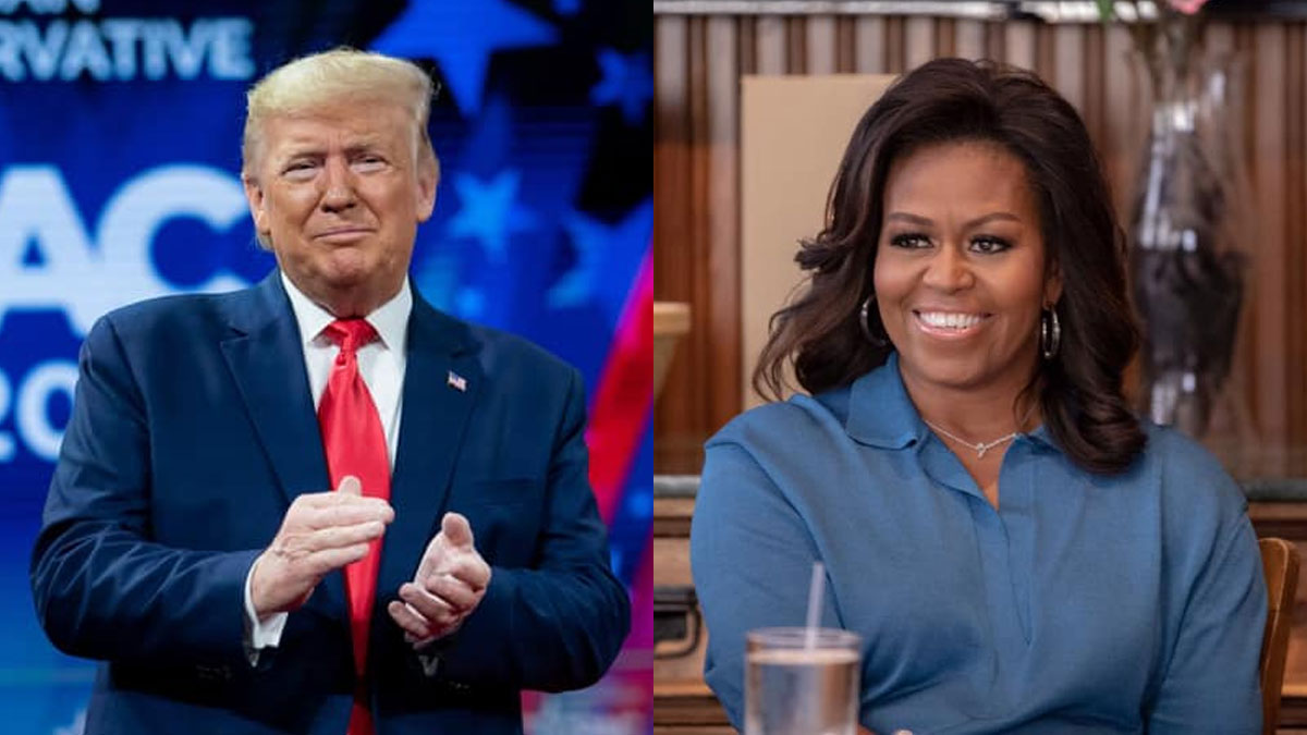 Donald Trump et Michelle Obama, deux personnages publics les plus admirés en Amérique, selon un sondage