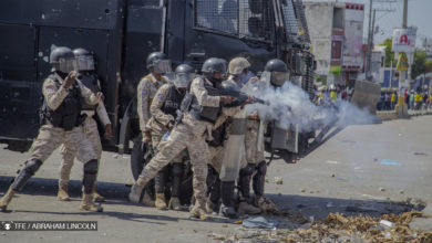 La manifestation dispersée à coups de gaz lacrymogènes et de balles réelles à Pétion-Ville, un journaliste victime