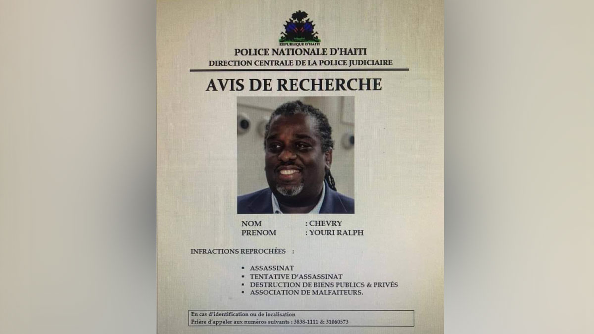 L'ancien Maire de Port-au-Prince Ralph Youri Chevry recherché par la PNH