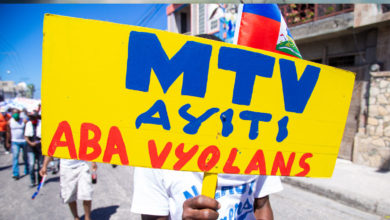 MTVAyiti appuie la marche contre l'insécurité du personnel de la santé