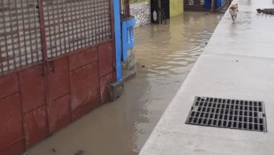 La ville de Port-de-Paix sous les eaux