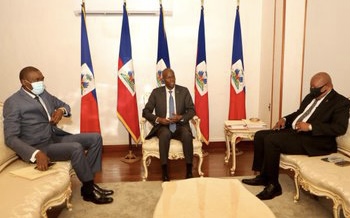 Les présidents des trois pouvoirs se sont rencontrés au palais national