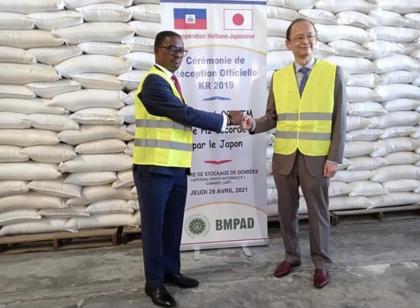 Don de 6 000 tonnes métriques de riz à Haïti par le gouvernement japonais