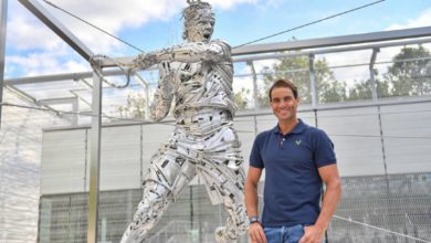 Rafael Nadal a inauguré une statue à son effigie à Roland-Garros