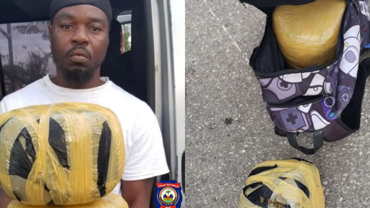 Arrestation dans le grand Sud d'Haïti d'un individu transportant de la marijuana
