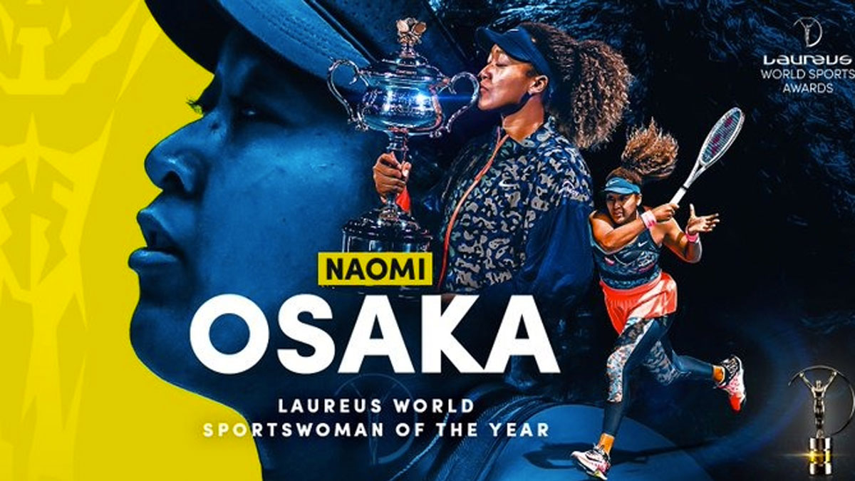 Laureus Sport Awards 2021 : Naomi Osaka athlète féminin de l’année