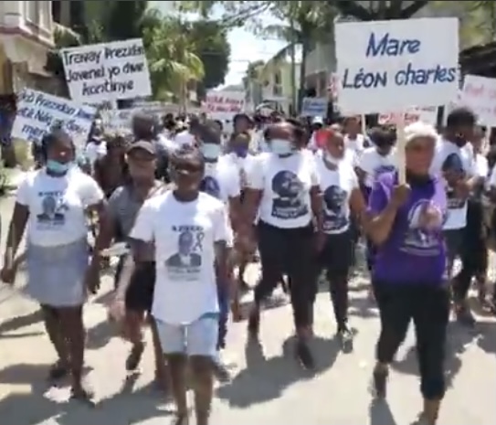 Une grande marche organisée à Port-de-Paix pour exiger justice pour Jovenel Moïse