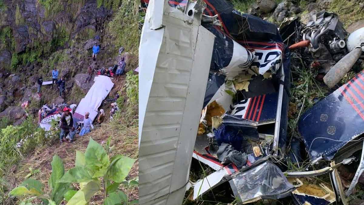 Six morts dans le crash d'un petit avion à Léogâne