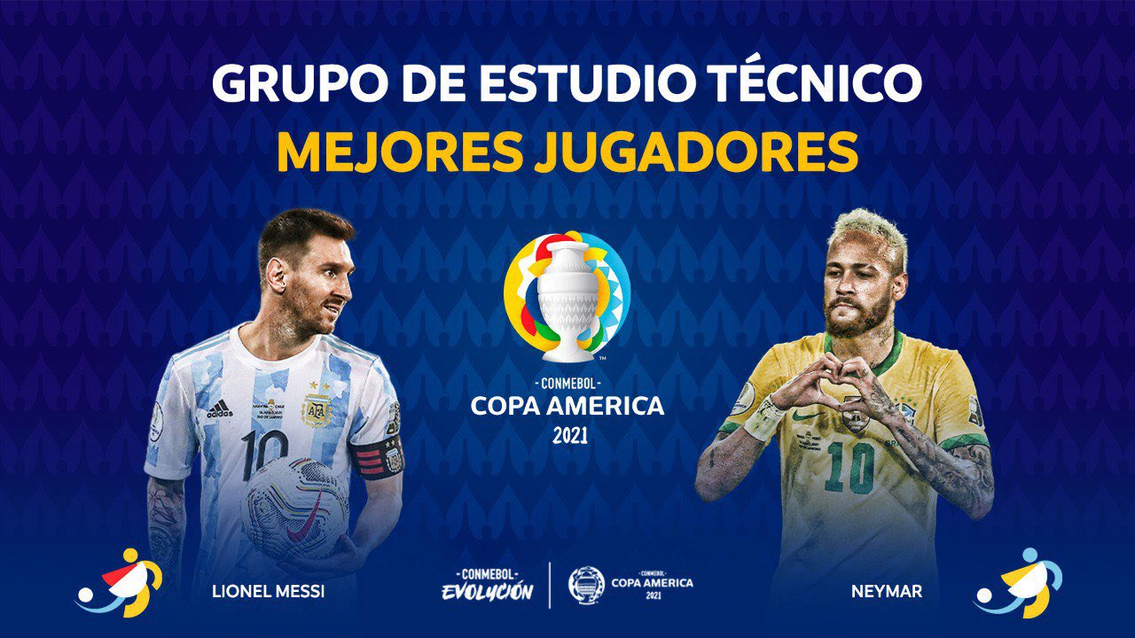 Copa América 2021 : Lionel Messi et Neymar co-meilleurs joueurs
