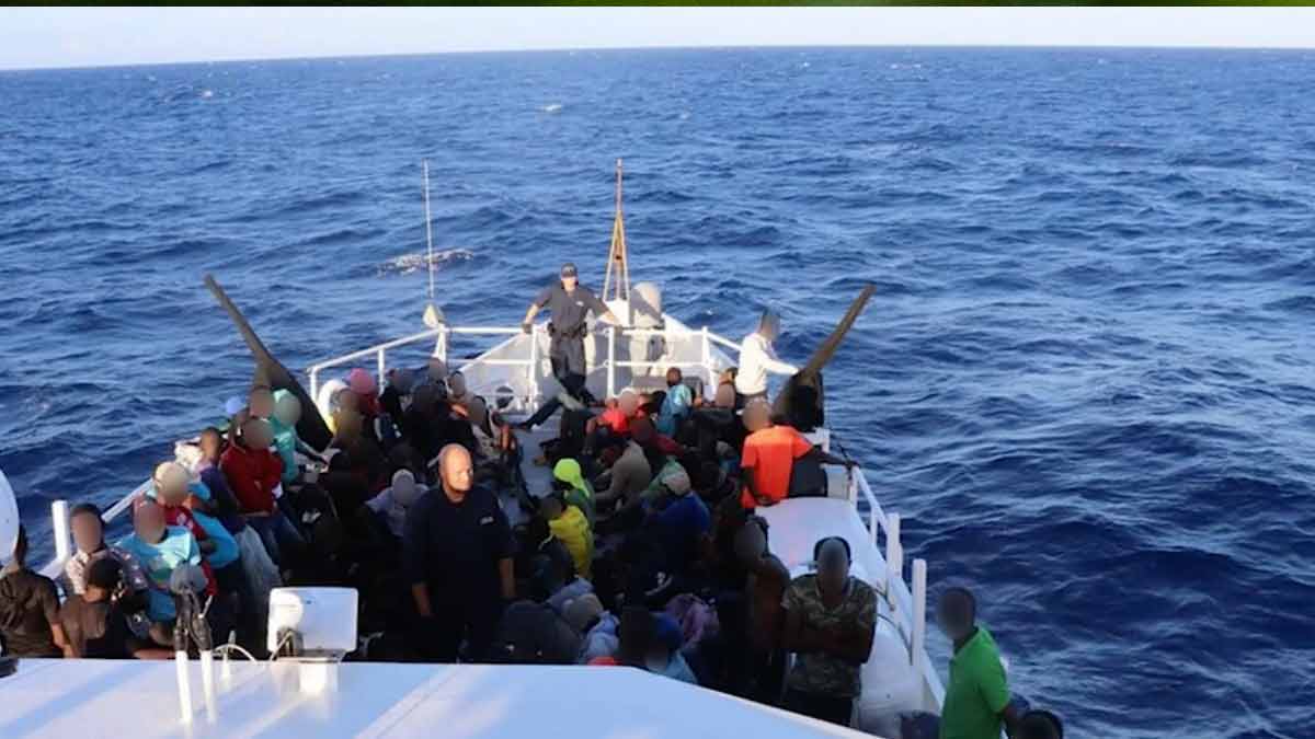 Un bateau haïtien avec 153 personnes à son bord intercepté par les autorités américaines