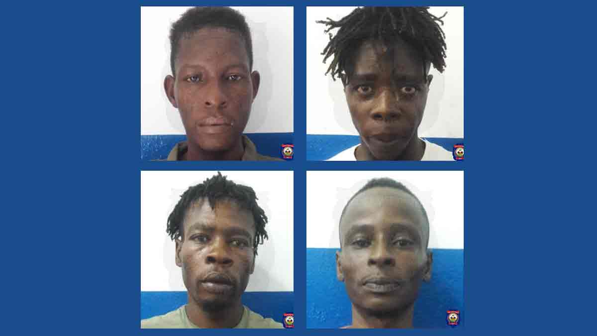 6 présumés bandits arrêtés par la PNH