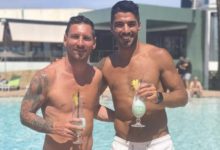Lionel Messi poursuit ses vacances à Ibiza en compagnie de Luis Suarez