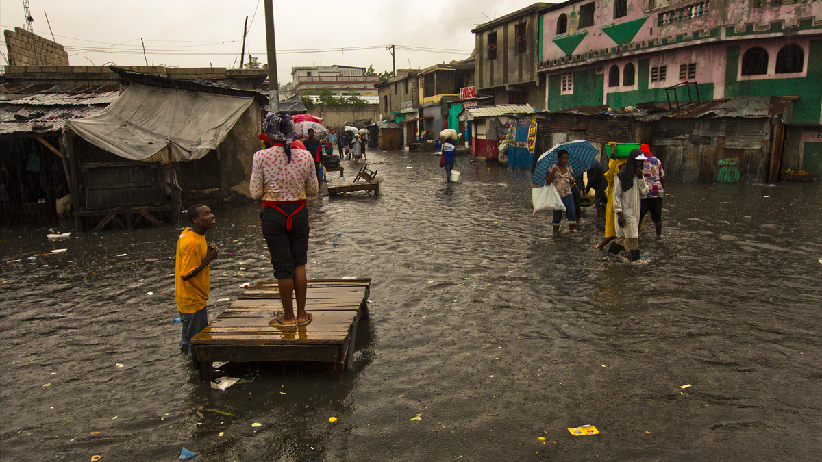 Quand il pleut à Port-au-Prince!