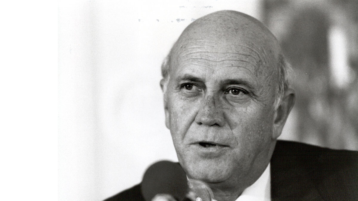 Ancien président et prix nobel de la paix en 1993, Frederik Willem de Klerk est décédé