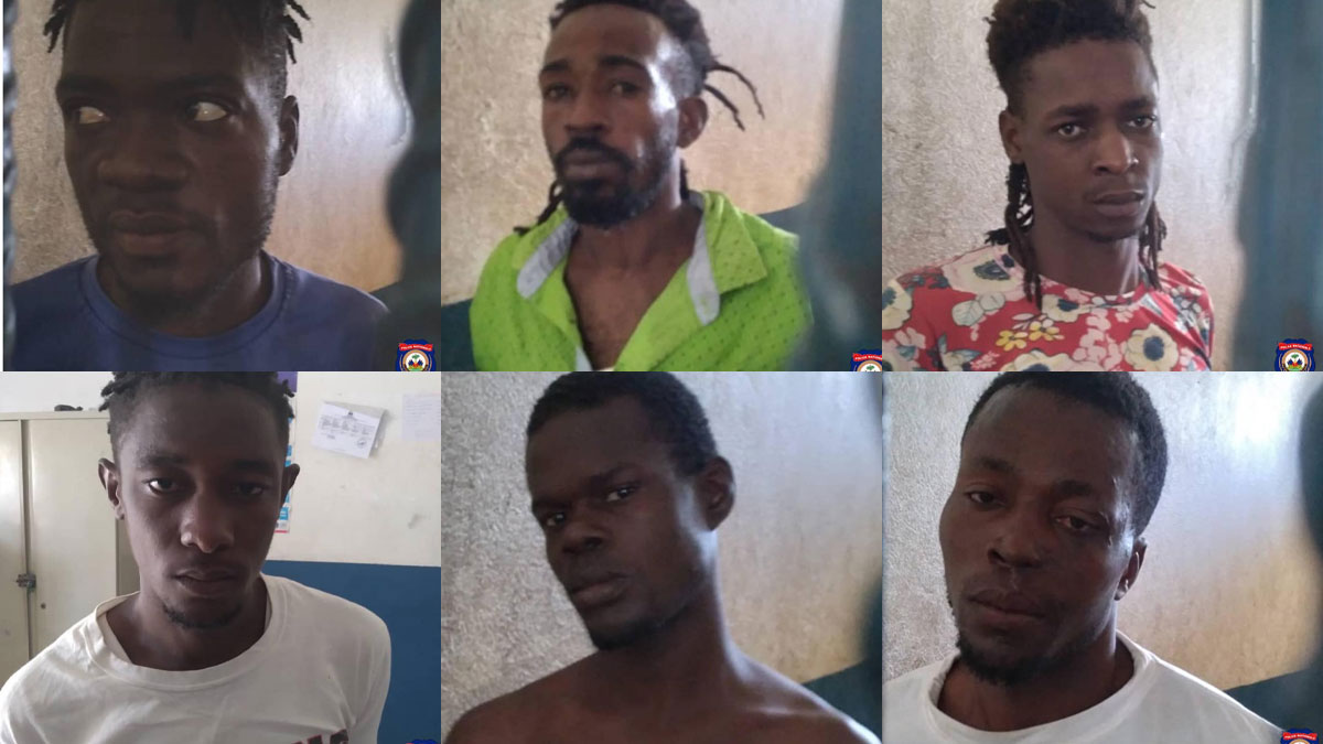 Huit individus arrêtés à Hinche par la PNH !