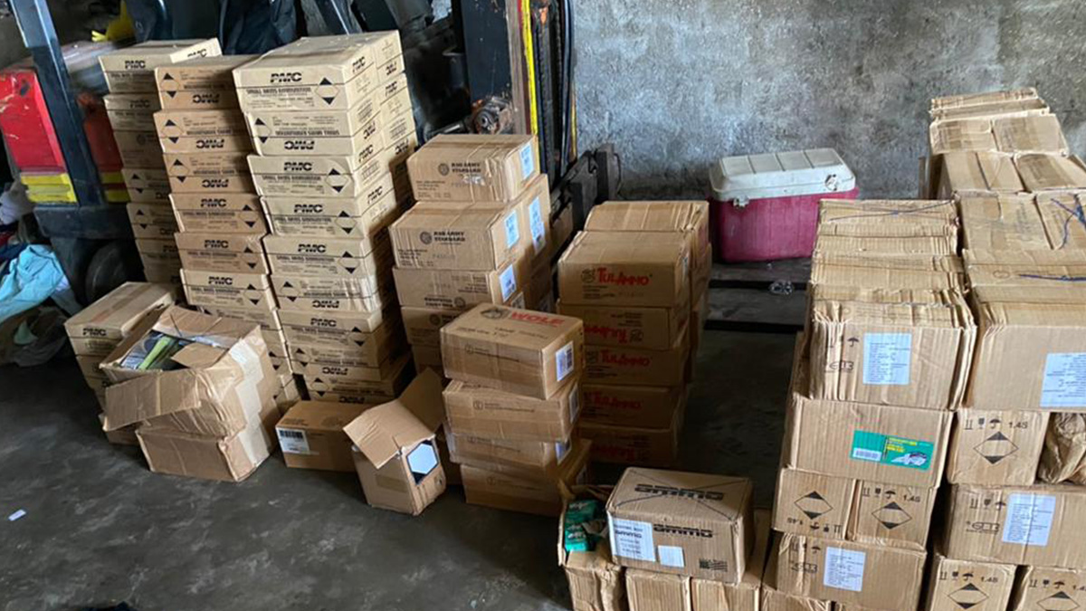 25 000 cartouches saisies par la Police à Port-de-Paix 25 000 cartouches saisies par la Police à Port-de-Paix