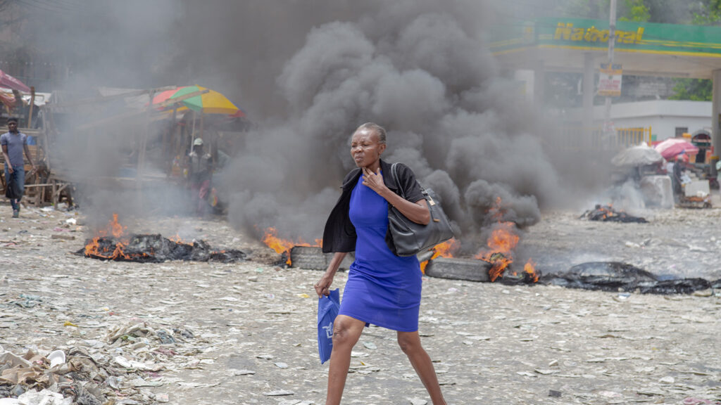 Panique à Delmas, jets de pierres et de gaz lacrymogènes, pas de circulation