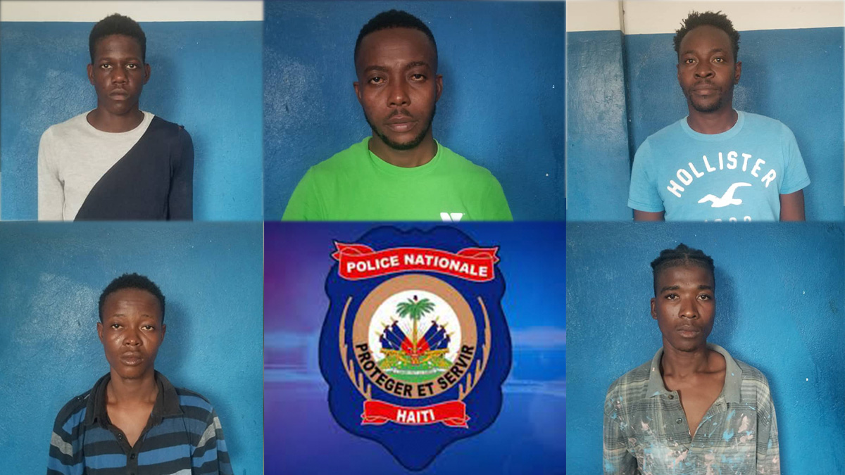 Cinq membres actifs de « 400 Mawozo » arrêtés par la Police à Mirebalais