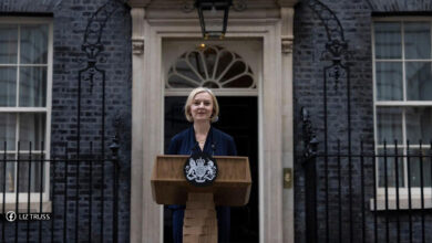 Arrivée dans ses fonctions il y a 45 jours, la Première ministre britannique, Liz Truss, démissionne