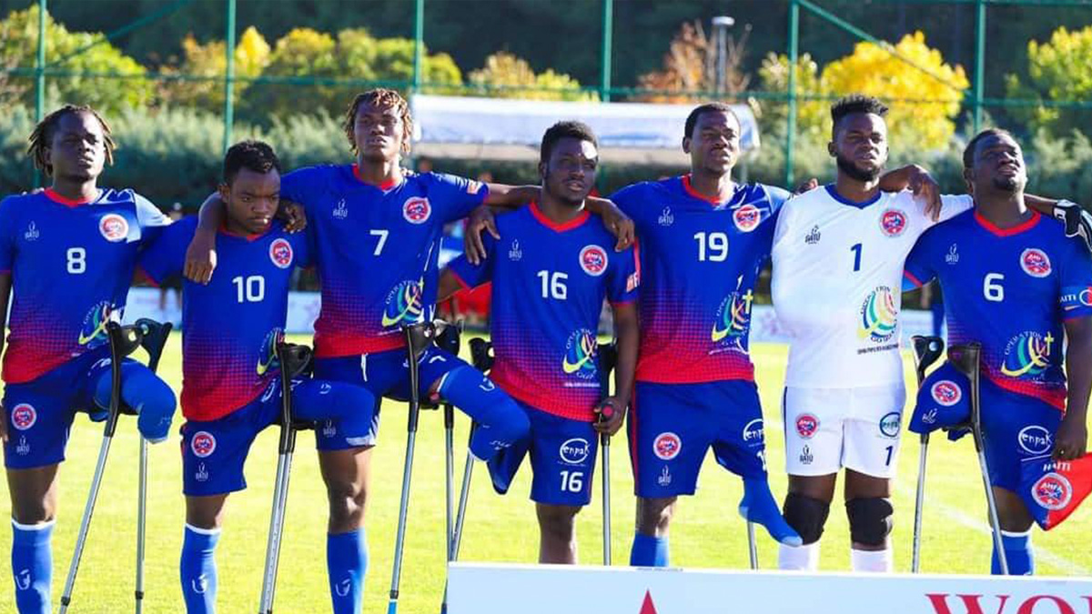 La sélection haïtienne de foot amputé termine en tête de son groupe et affrontera les États-Unis en huitièmes de finale