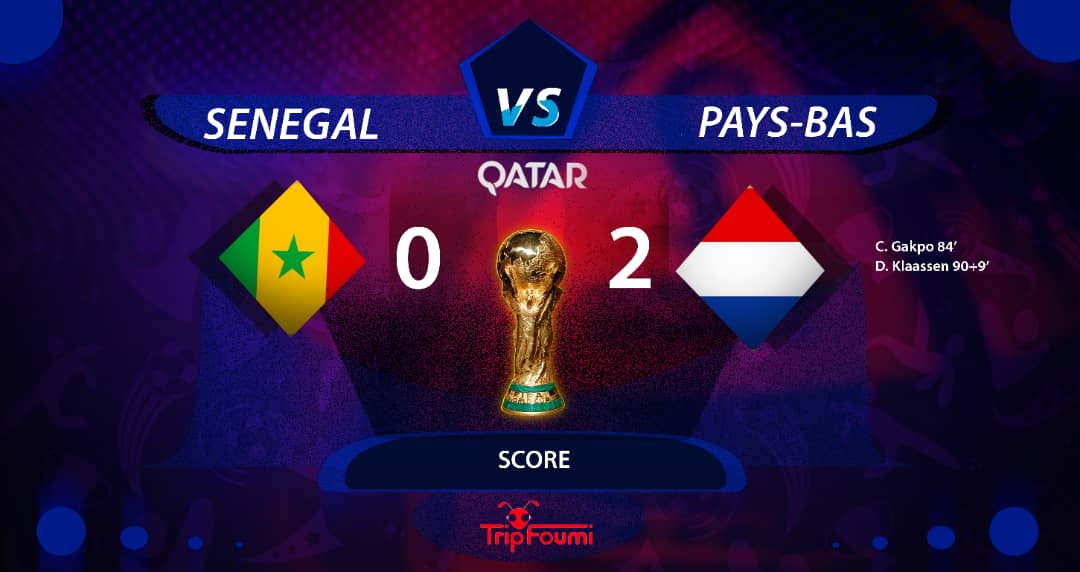 Les Pays-Bas gagnent contre le Sénégal dans un match intense mais pauvre en bonnes occasions
