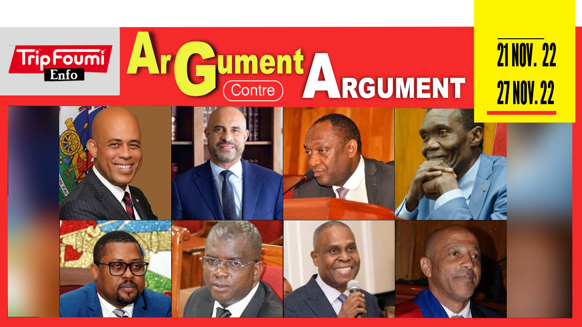 ARGUMENT - CONTRE ARGUMENT