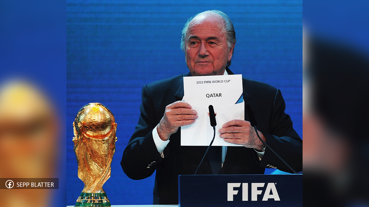 Sepp Blatter regrette l'attribution de l'organisation du Mondial au Qatar, 12 ans après