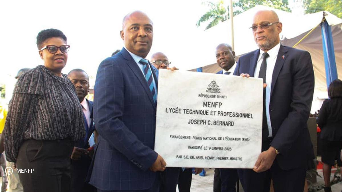 Le gouvernement inaugure deux écoles techniques à Pétion-Ville