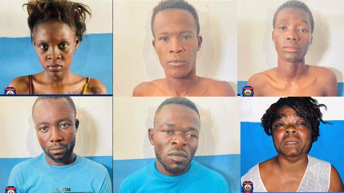 Six membres du Gang "5 segond" arrêtés dans les Nippes !
