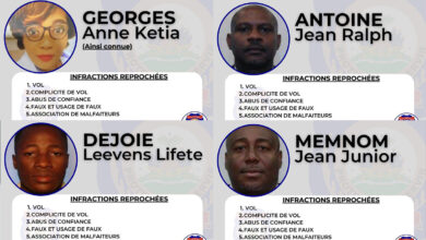 Quatre employés de la SOGEBANK recherchés pour vol
