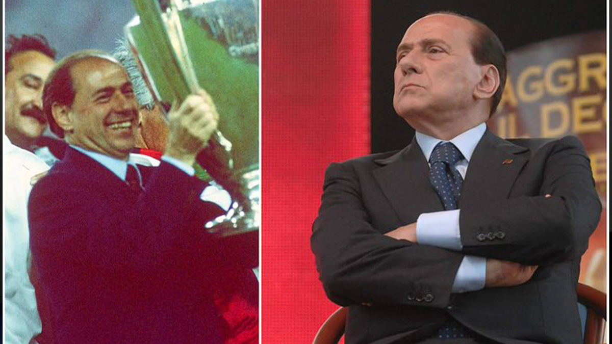 L'ancien président du Milan AC, Silvio Berlusconi, est mort