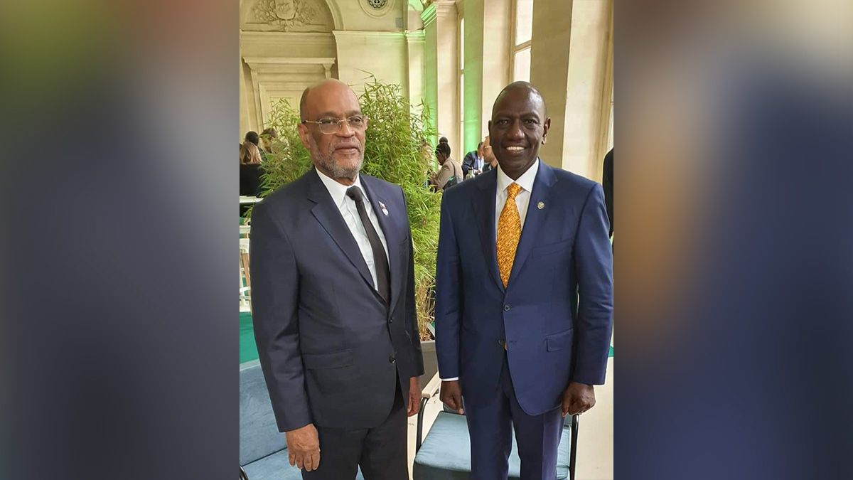 Rencontre entre le Premier ministre Ariel Henry et le président kenyan autour de la sécurité d'Haïti