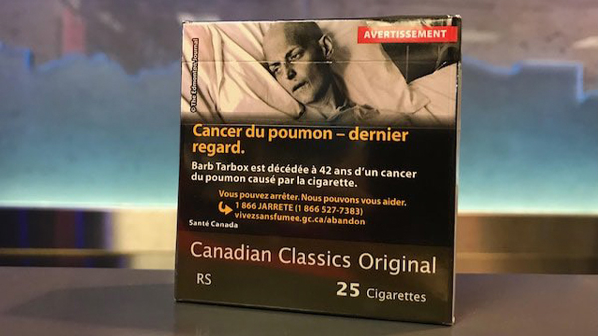 Au Canada, chaque cigarette avertira des dangers de sa consommation