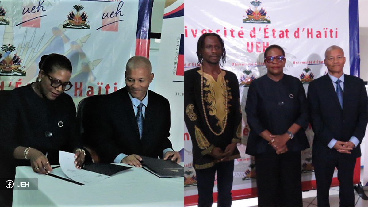 Une convention de partenariat signée entre le MCC et le Rectorat de l'UEH